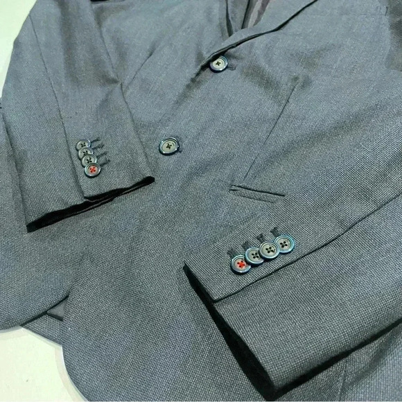 ZARA BOY COLLECTION Blue blazer‎ coat extra fine wool boys  13/14 - Picture 1 of 6